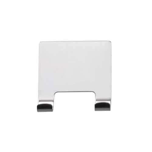 J&V TEXTILES All-Purpose Stainless Steel Shower Squeegee for Glass Doors with Adhesive Hooks, Squeegee for Shower Glass, Bathroom Household Cleaner Tool, 10 Inch (Silver) - color: Silver