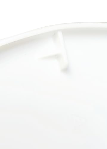 2 Gallon Bucket with Lid & Handle Food Safe BPA Free PolyEthylene Plastic HDPE Leak Proof Seal Heavy Duty Storage Container Pail 75mil Metal Handle Premium Quality Buckets FDA Compliance (White) - color: White
