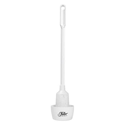 Fuller Brush Toilet Bowl Swab with Handy Holder Caddy – Toilet Swab with Soft Non-Scratch Head, Long Handle, Deep Cleaning Under Rim - size: 1 Pack with Holder Caddy