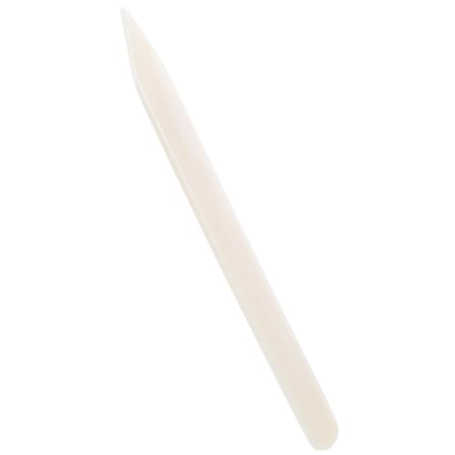 Gatuida Fabric Clothes Scraper Carpet Bone Scraper for Stain Removal, Spot and Stain Treatment Tool, Cleaner, Beige, 5.90 x 0.78 x 0.19 Inch