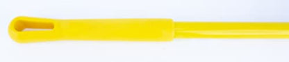 SPARTA 41083EC04 Plastic Color Coded Broom, Unflagged Bristles, Long Broom With Angled Head For Small Debris Cleaning, 56 Inches, Yellow - color: Yellow
