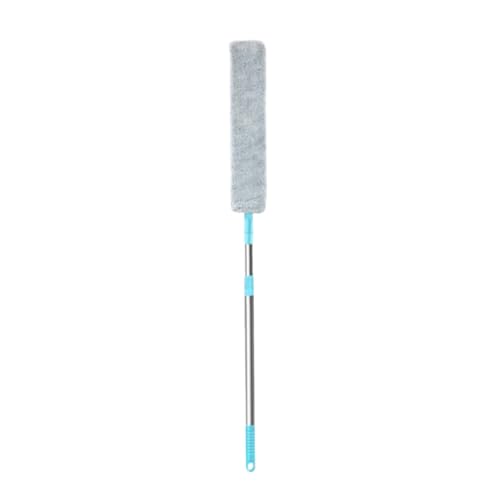 Flat Duster for Household Appliances – Dusting Cloth with Extension Pole, Telescopic Gap Duster, Bendable Dust Mop for Cleaning Under Tight Spaces, 37.4"x2.95"x1.18" (Telescopic 59.06in) - color: Telescopic 59.06in