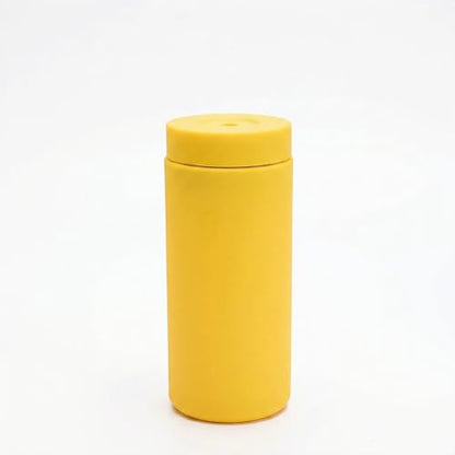 Dish Soap Dispenser for Kitchen, Silicone Squeeze Bottle for Dish Detergent (Yellow) - color: Yellow