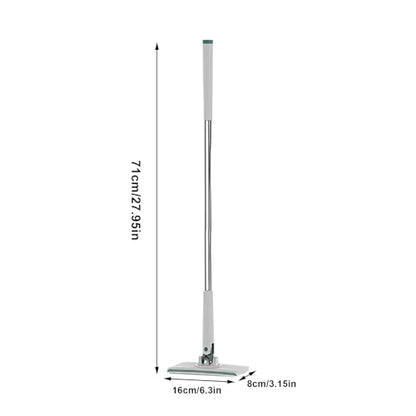 No Touch Clamp Mop, Reusable Hardwood Floor Cleaner, 4 Cloths, Efficient Cleaning Tool for Tile, Glass, or Wood Surfaces, Apartment and Homes Floor Mop, Easy Maintenance - size: 71 cm