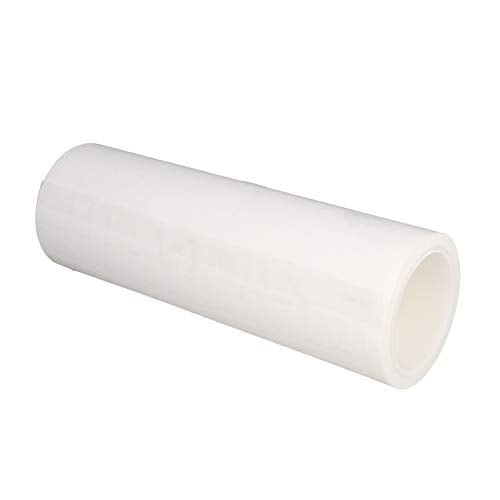 Othmro 2Pcs 18m Length 152.4mm Width 0.05mm Thick Anti Static Lint Roller 6inch PE Plastic Lint Removers Anti-Static Sticky Dust Tube Remove Hair Fur for Pet Lint Roller White - color: 2pcs 59x0.5ft