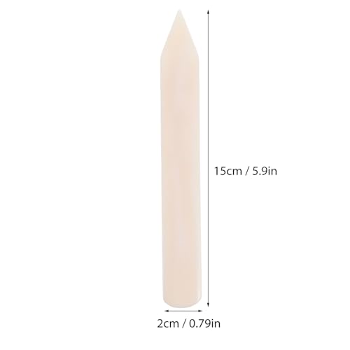 Gatuida Fabric Clothes Scraper Carpet Bone Scraper for Stain Removal, Spot and Stain Treatment Tool, Cleaner, Beige, 5.90 x 0.78 x 0.19 Inch
