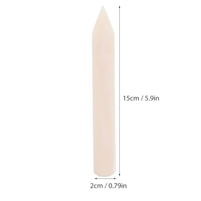 Gatuida Fabric Clothes Scraper Carpet Bone Scraper for Stain Removal, Spot and Stain Treatment Tool, Cleaner, Beige, 5.90 x 0.78 x 0.19 Inch