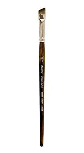 Silver Brush Limited, Monza, Angle Paint Brush - Short Handle, 3/8" - size: Size - 3/8
