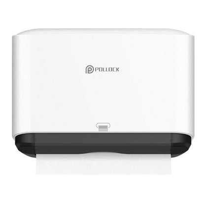 Commercial Paper Towel Dispenser Holder Wall Mount, Multi-fold Trifold C Fold Hand Towel Dispenser, Bathroom Paper Towel Dispenser, Toilet Paper Napkin Holder (White-5859) - color: White-5859