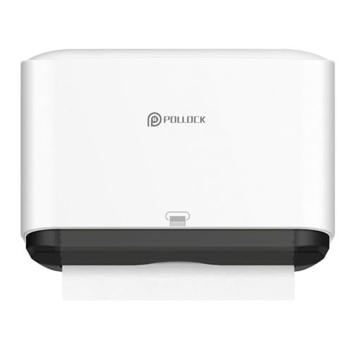 Commercial Paper Towel Dispenser Holder Wall Mount, Multi-fold Trifold C Fold Hand Towel Dispenser, Bathroom Paper Towel Dispenser, Toilet Paper Napkin Holder (White-5859) - color: White-5859