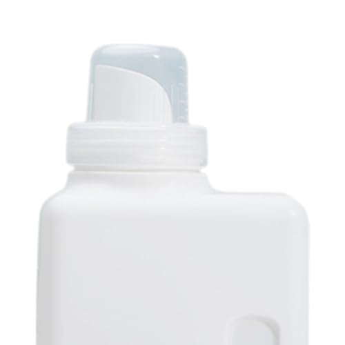 Empty Liquid Bottle, Refillable Portable Laundry Liquid Dispenser with Cap for Shampoo, Body Wash, Bath Lotions, 600ml leakproof lid - color: 600ml leakproof lid