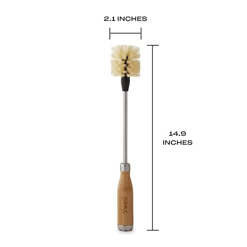 S'well Brush, One Size, Effortlessly Cleans Inside Of S'well Bottles And Containers - color: Brown