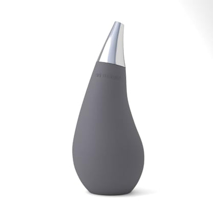 Kitchen Bathroom Counter top Squeezable Soap Dispensers Tear Drop Shape Bottle (Gray, ~7oz) - color: Gray, size: ~7oz