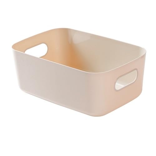Plastic Storage Bins and Baskets for Efficient Home Classroom Organization Plastic Storage Container Under Bed,Under Sink Bathroom Organizer (Large pink) - style: Large pink