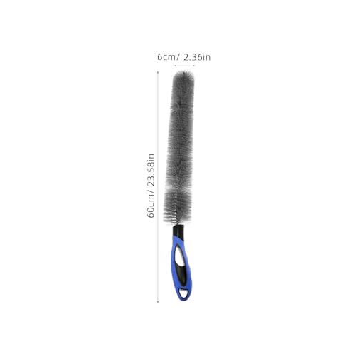 Partykindom Refrigerator Coil Cleaning Brush with Non Slip Handle Radiator Cleaning Tool for Air Conditioner Vent and Dryer Lint Removal Hard Bristle Household Dust Cleaner 23.62In