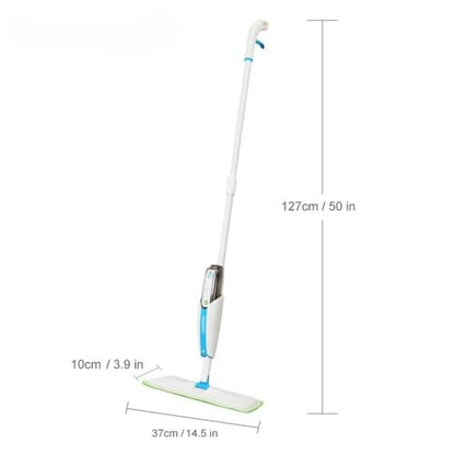 Mop and Bucket Set for Floor Cleaning – Microfiber Spray Mop with Reusable Pads, Self-Wringing Spin Mop for Hardwood Floors, Tile, Laminate – Complete Home Cleaning Kit with 360° Rotation