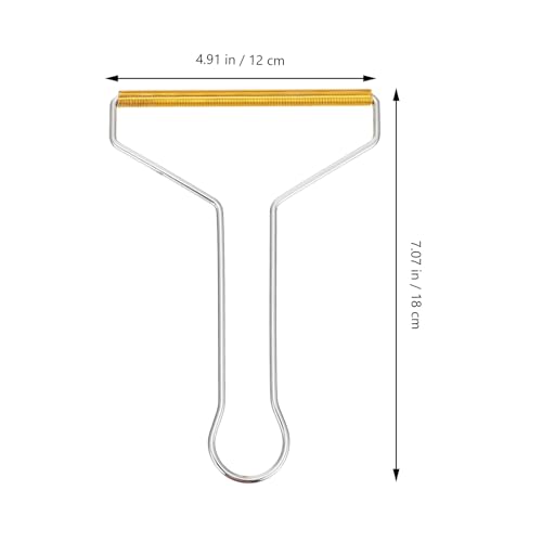 BETOOKY Pet Hair Remover Lint Shaver 2pcs Stainless Steel Manual Hairball Cleaner for Clothes Carpet Furniture Portable Pet Coat Cleaning Tool