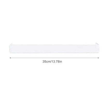 Floor Squeegee – Silicone ABS 35cm | Squeegee Broom | Scraping Wiper for Bathroom Kitchen Window Cleaning Wet Water Removal and Household Maintenance Use - color: Adhesive Strip