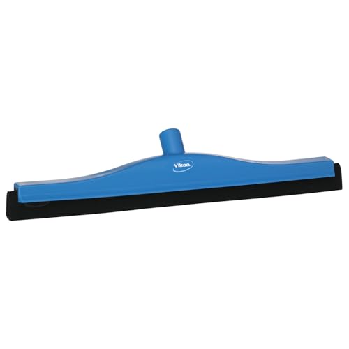 Vikan 77533 Squeegee,Fixed Head,Floor,20",PP/RB,Blue - color: Blue, size: 7753