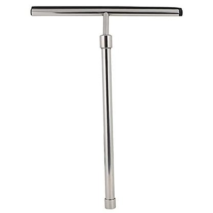 Stainless Steel Shower Squeegee for Shower Doors Bathroom Window and Car Glass Bathroom Cleaner Tool Household Window Mirror Squeegee