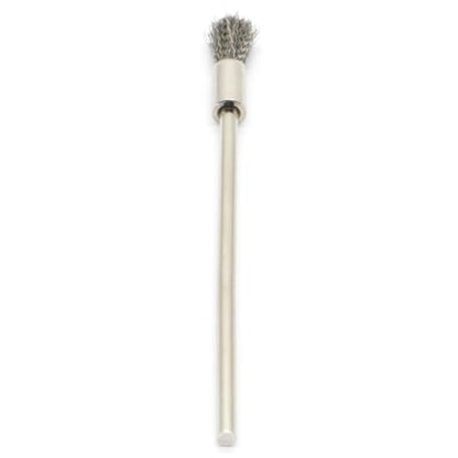 20PCS Wire Brushes with Extended Handle - Metal Rust Removal, Polishing, Cleaning - 6mm Diameter, 3mm Shaft, 100mm Length - Removes Burrs, Dust, and Oxide Layer - Handles Rough Surfaces - style: Wire Brush 3*6*100mm 20PCS