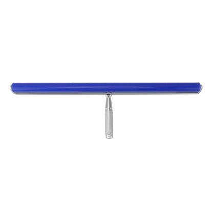 Blue Silicone Manual Roller, Static Cleaner Tool Tacky Roller Sticky for Screen Film Hair Dust Remover Viscosity with Aluminum Alloy Handle for Everywhere (45.7cm / 18in) - size: 45.7cm / 18in