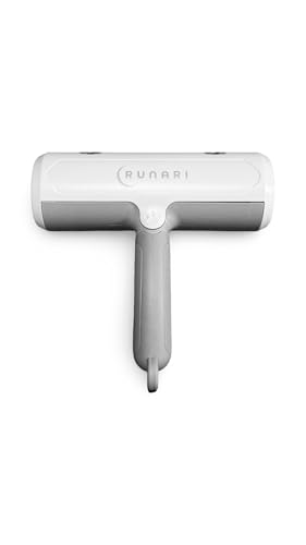 Reusable Lint Roller | Pet Hair Remover | Standard Size for Lint or Pet Fur on Furniture, Clothing & Car | Portable | Eco-Friendly | Electrostatic (White)