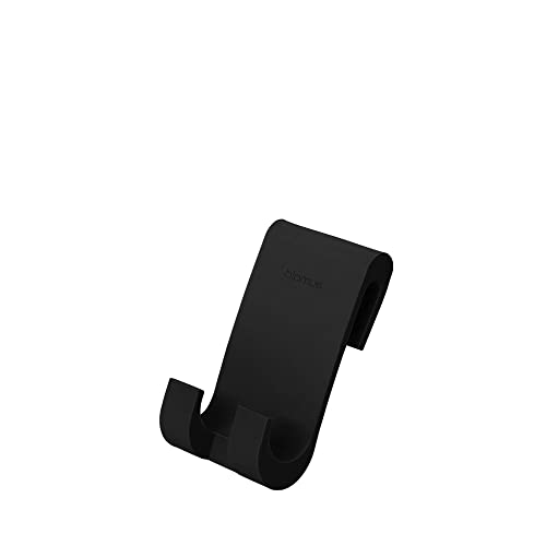 blomus VIPO Shower Squeegee with Holder, 24 cm Wide, Silicone Squeegee for Shower, Bathroom, Window Squeegee, Windscreen Squeegee, Black - color: Black
