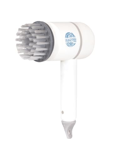 Klean Spin Cordless Electric Cleaning Brush – Rechargeable Handheld Power Scrubber for Bathroom, Kitchen, Tile & Grout – Includes 4 Interchangeable Brush
