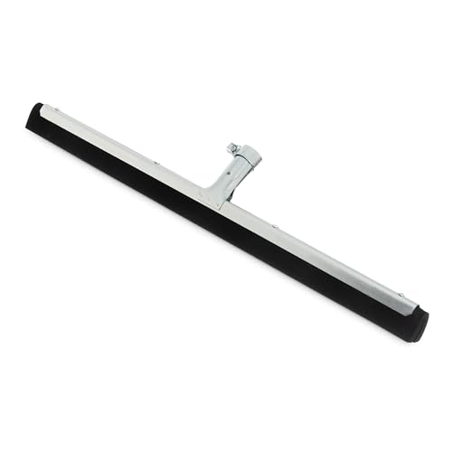 SPARTA Flo-Pac Double Foam Floor Rubber Squeegee Window Squeegee with Heavy Duty Steel Frame for Floor, Bathroom, Kitchen, Concrete, Tile, Garage, Commercial Use, 22 Inches, Black - size: 22 Inches