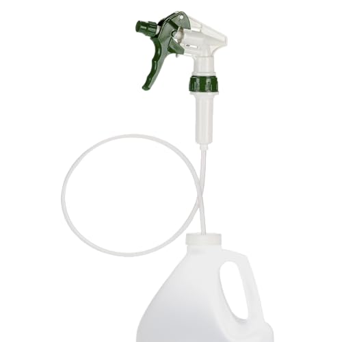Heavy Duty Remote Extended Reach Trigger Sprayer with 36" Hose Green/White, Fits Large Containers and 1 Gallon Odor Commander Refill Bottles with 38-400 Neck Size