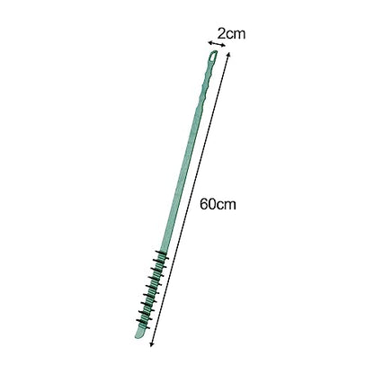 Dryer Vent Cleaner Brush Nylon Double Side Brush Long Flexible Refrigerator Coil Brush for Household Cleaning (Green) - color: Green
