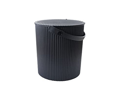 Yawata Kasei 228837 Omniutti Bucket with Lid, Black, LL, 7.1 gal (20 L), Sceltevie omnioutil Neutral - color: Black, style: LL Size: 6.5 gal (20 L)