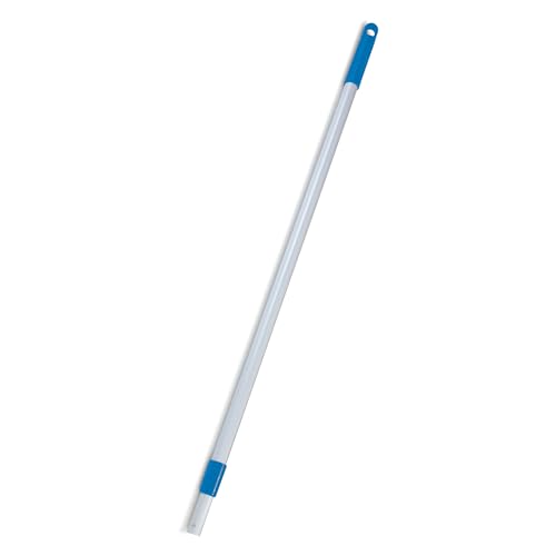 Carlisle FoodService Products Aluminum Mop Handle, Flat Handle for Cleaning, 43 To 70 Inches, Silver, (Pack of 12) - size: 12