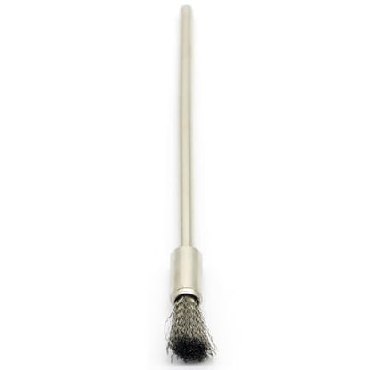 20PCS Wire Brushes with Extended Handle - Metal Rust Removal, Polishing, Cleaning - 6mm Diameter, 3mm Shaft, 100mm Length - Removes Burrs, Dust, and Oxide Layer - Handles Rough Surfaces - style: Wire Brush 3*6*100mm 20PCS