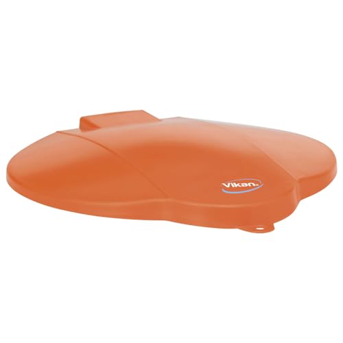 Vikan 56877 Lid,Pail,3 gal.,PP,Orange
