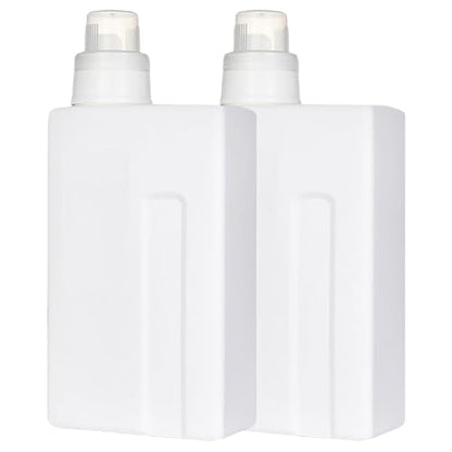 Healeved 2pcs Leakproof Empty Bottles Refillable Laundry Detergent Holders Capacity for Home Use Convenient and Portable for Liquid Storage