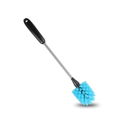 Bottle Brush,15-inch Long, Bottle Brush Cleaner, Bottle Scrubber, Kitchen Scrub Brush Suitable for Water Bottles, Cups, Glasses, Baby Bottles, Wine Glasses, (1, Blue) - color: Blue