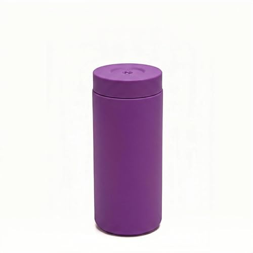 Dish Soap Dispenser for Kitchen, Silicone Squeeze Bottle for Dish Detergent (Purple) - color: Purple
