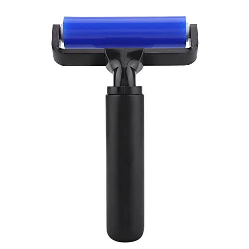 Lint Roller, Silicone Manual Dust Removal Roller Anti Static Cleaner Screen Film Roller for Household Remove Dirt Dust Hair (4 Inch) - size: 4 Inch