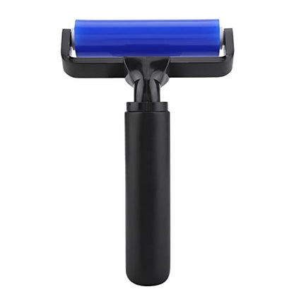 Lint Roller, Silicone Manual Dust Removal Roller Anti Static Cleaner Screen Film Roller for Household Remove Dirt Dust Hair (4 Inch) - size: 4 Inch
