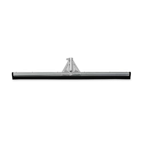 Rubbermaid Commercial Products Heavy-Duty Floor Dual Squeegee Black for Warehouses/Concrete/Car Garage/Basement Floor - size: 30in, style: Heavy-Duty