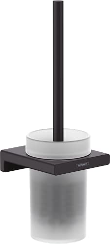 hansgrohe AddStoris Toilet Brush Holder Wall-Mounted, matt Black, 41752670 - color: Matt Black