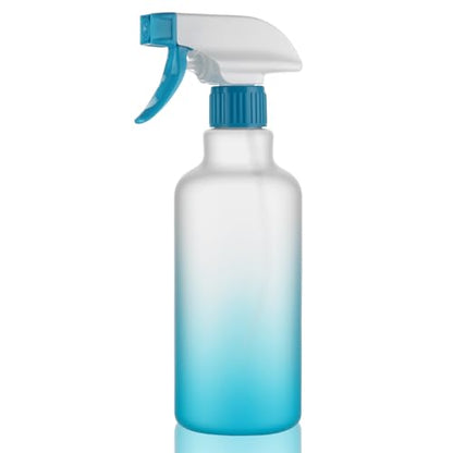 Spray Bottles Plastic Spray Bottle for Hair Mist/Stream Heavy Duty Empty Spray Bottles for Cleaning Solutions, Plants, Cooking (16.9oz-Blue) - color: 16.9oz-Blue