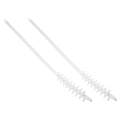 2pcs Flexible Refrigerator Coil and Washer Cleaning Brush Long Handle Hairbrush Tool for Efficient Lint Removal from Washing Machines and Dryer Vents