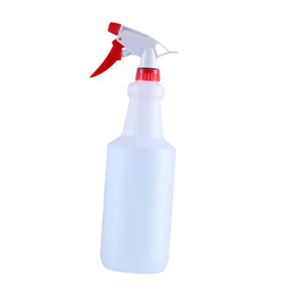 Spray Bottle Adjustable Empty Reusable, Manual Mister Bottle 1000ml (33.8 oz), Water Sprayer Heavy Duty PP Plastic for Industrial, Cooking, Commercial Use