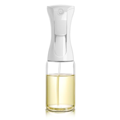 Mistifi Glass Oil Sprayer/Mister 5.1 fl oz (150ml), For Cooking Oil, Olive Oil, Soy Sauce, Vinegar, Non-Aerosol Refillable Dispenser, Spray Bottle (Set of 2) - color: Mix