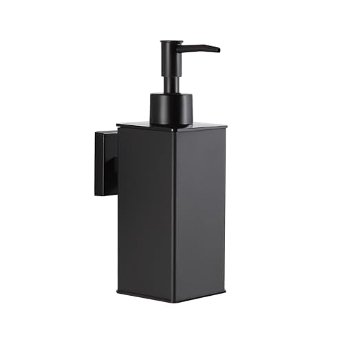 BGL Matte Black Soap Dispenser Wall Mounted for Bathroom - color: Black-wall Mount