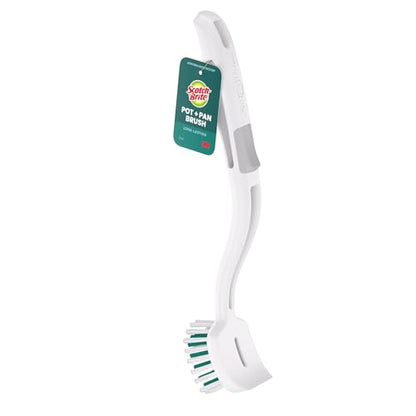 Scotch-Brite Pot Pan & Dish Brush, Scrub Brushes for Cleaning Kitchen and Washing Dishes, 1 Count