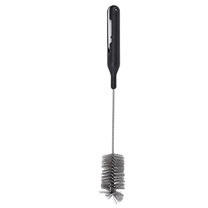 Generic Long Bottle Brush, Multipurpose Durable Aluminum Alloy ABS Material, with Bendable Deep Design, for Brief Water Tank Small Appliances